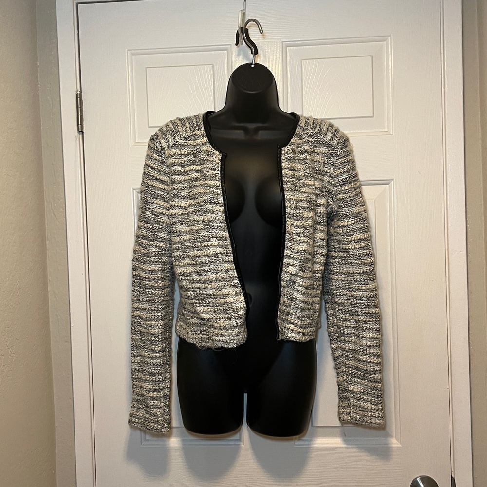 Tweed-like Unlined Office Luxe Jacket H&M S